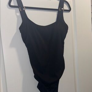 Stylish Black MK One Piece